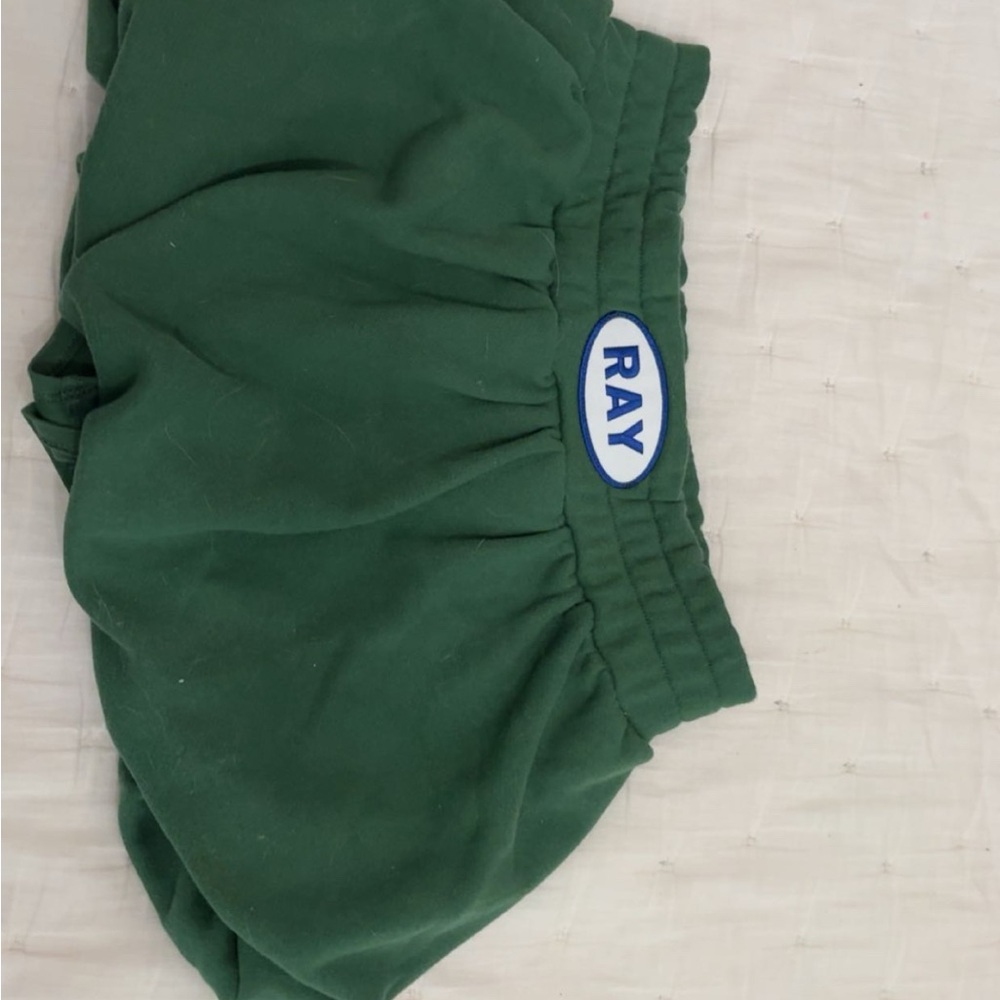 Ray the Brand Hunter Green Mini Skirt